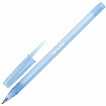 Ручка шариковая ОФИСМАГ i-STICK, СИНЯЯ, пишущий узел 0,7 мм, линия письма 0,35 мм, 143227, BP228 - Премиум Сервис
