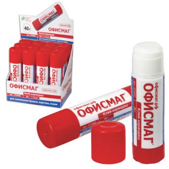 Клей-карандаш ОФИСМАГ, 40 г, 225966 - Премиум Сервис