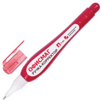 Ручка-корректор ОФИСМАГ, 6 мл, металлический наконечник, 226817 - Премиум Сервис