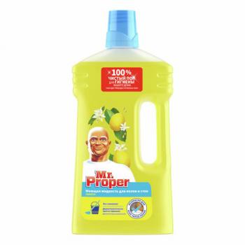Средство для мытья пола и стен 1 л, MR. PROPER (Мистер Пропер) "Лимон", 1008196 - Премиум Сервис