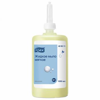 Картридж с жидким мылом одноразовый TORK (Система S1) Advanced, 1л, мягкое, 420511 - Премиум Сервис