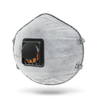 Респиратор с клапаном и угольным фильтром, КОМПЛЕКТ 10шт, полумаска фильтрующая, формованный, FFP2, JM-8626 - Премиум Сервис