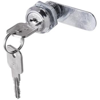 Замок почтовый пластиковый, длина 20мм, d - 17,5мм, 90 градусов, прямой ригель, гайка, 3491 - Премиум Сервис