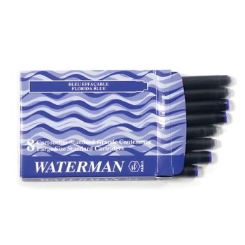 Картриджи чернильные WATERMAN, комплект 8 шт., синие, S0110860 - Премиум Сервис