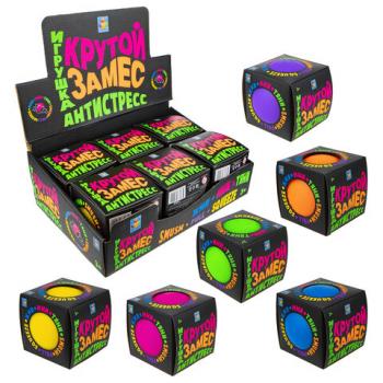 Игрушка-антистресс "Крутой замес", диаметр 10 см, ассорти, дисплей, 1TOY - Премиум Сервис