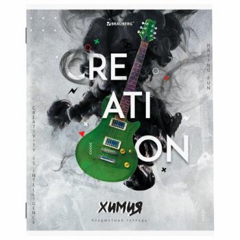 Тетрадь предметная SPORT CLUB 48л, обложка картон, ХИМИЯ, клетка, подсказ, BRAUBERG, 404805 - Премиум Сервис