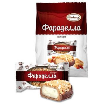 Конфеты шоколадные АККОНД "Фараделла" со сливочно-кремовой начинкой в карамели, 500 г, 210160301360005 - Премиум Сервис