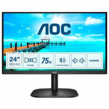 Монитор AOC 24B2XDAM 23.8" (60 см)/1920x1080/16:9/VA/4ms/250cd/HDMI/VGA/черный - Премиум Сервис