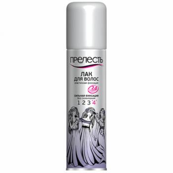 Лак для волос 160мл ПРЕЛЕСТЬ "Сильная фиксация", ш/к 10705, 4600104010705 - Премиум Сервис