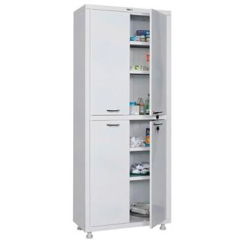 Шкаф медицинский 2-створчатый HILFE "МД 2 1670/SS" 1755х700х320 мм, белый, S26199203009 - Премиум Сервис