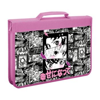 Папка на молнии BRAUBERG А4 с ручкой, с органайзером, 1 отделение, Anime movie, 272216 - Премиум Сервис