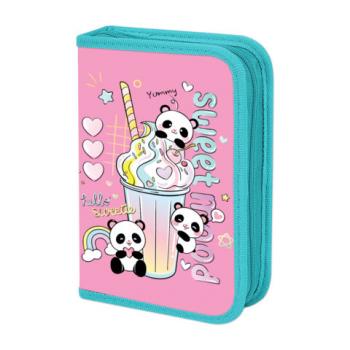 Пенал ПИФАГОР, 1 отделение 2 откидные планки, полиэстер, 20х14 см, Sweet mood, 272288 - Премиум Сервис