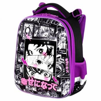 Ранец BRAUBERG PREMIUM, 2 отделения, с брелком, "Anime movie", 38х29х16 см, 272018 - Премиум Сервис