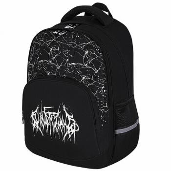 Рюкзак BRAUBERG SOFT, 2 отделения, 3 кармана, "Lettering", СВЕТЯЩИЙСЯ, 40х31х15 см, 272034 - Премиум Сервис