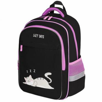 Рюкзак BRAUBERG FAVOUR, 2 отделения, 3 кармана, "Don't wake up", 40х29х15 см, 272058 - Премиум Сервис