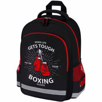 Рюкзак ПИФАГОР SCHOOL, 1 отделение, 3 кармана, "Boxing", 38x28х14 см, 272077 - Премиум Сервис