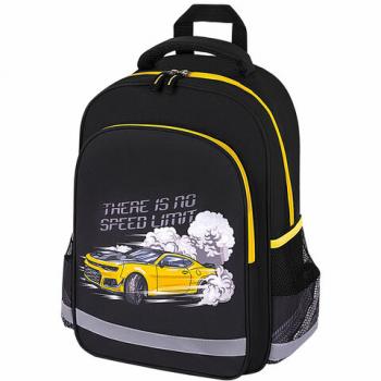 Рюкзак ПИФАГОР SCHOOL, 1 отделение, 3 кармана, "Extreme speed", 38x28х14 см, 272078 - Премиум Сервис