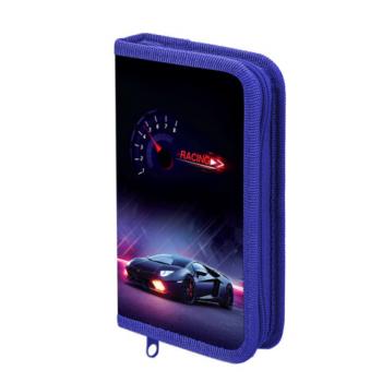 Пенал ЮНЛАНДИЯ, 1 отделение, металлизированный картон, конгрев, 19х11 см, Street power, 272282 - Премиум Сервис