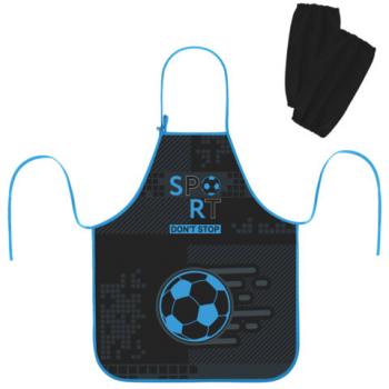 Накидка-фартук с нарукавниками для уроков труда ЮНЛАНДИЯ, 46х54 см, Sport game, 272470 - Премиум Сервис