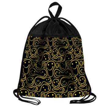 Мешок для обуви BRAUBERG БОЛЬШОЙ, с ручкой, карман на молнии, сетка, 49х41 см, Smiles, 272403 - Премиум Сервис