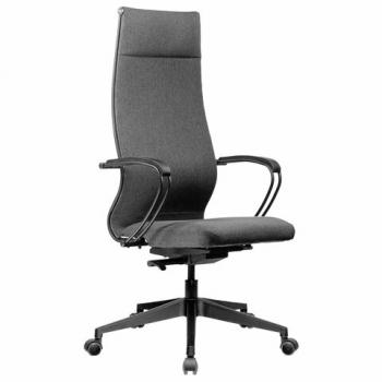 Кресло МЕТТА "ErgoLife" 10 B1-162K, пластик, синхромеханизм, ткань, темно-серое - Премиум Сервис