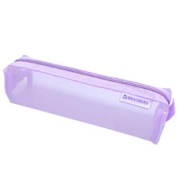 Пенал-тубус BRAUBERG, сетка, 22х5х5см, фиолетовый, 272236 - Премиум Сервис
