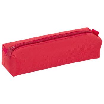 Пенал-тубус ПИФАГОР на молнии, ткань, красный, 22х5 см, 272256 - Премиум Сервис