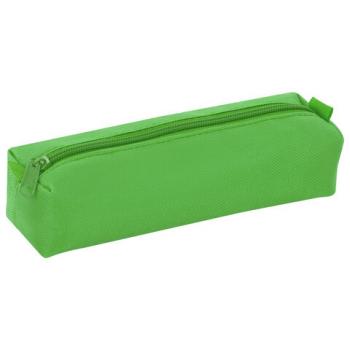 Пенал-тубус ПИФАГОР на молнии, ткань, зеленый, 22х5 см, 272258 - Премиум Сервис
