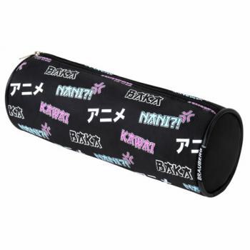 Пенал-косметичка BRAUBERG, Anime, черный, 20х7х7см, 272295 - Премиум Сервис