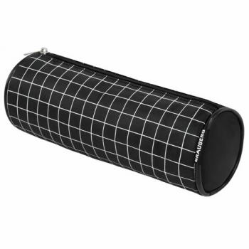 Пенал-косметичка BRAUBERG, Checkered, черный, 20х7х7см, 272298 - Премиум Сервис
