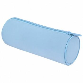 Пенал-тубус BRAUBERG, с эффектом Soft Touch, мягкий, Pastel blue, 272300 - Премиум Сервис
