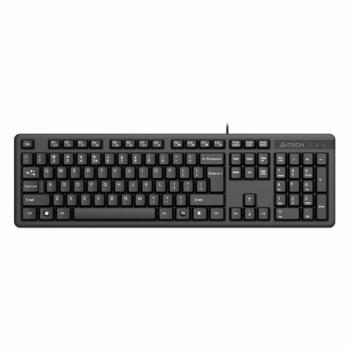 Клавиатура проводная A4TECH KK-3, USB, 104 кнопки, черная, 1530244 - Премиум Сервис
