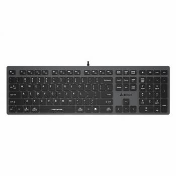 Клавиатура проводная A4TECH Fstyler FX50, USB, 109 кнопок, серая, 1624628 - Премиум Сервис