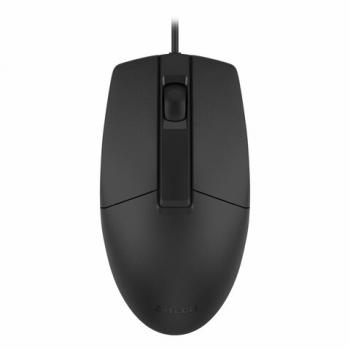 Мышь проводная A4TECH OP-330, USB, 2 кнопки+1 колесо-кнопка, оптическая, черная, 1530236 - Премиум Сервис