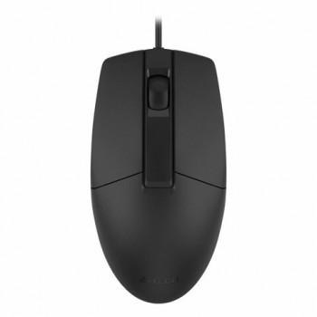 Мышь проводная A4TECH OP-330, USB, 2 кнопки+1 колесо-кнопка, оптическая, черная, 1530236 - Премиум Сервис