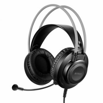 Наушники с микрофоном (гарнитура) A4TECH Fstyler FH200I, проводные, 1.8 м, 3.5 jack, серые, 1431335 - Премиум Сервис