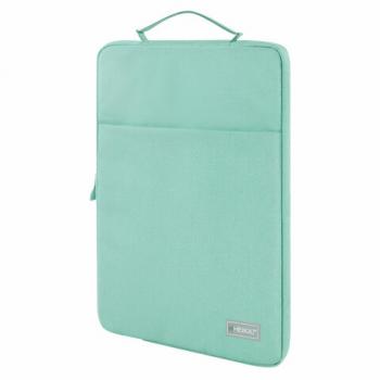 Чехол для ноутбука HEIKKI OPTION 13-14''(ХЕЙКИ), с ручкой и карманом, мятный, 35,5х24х2,5 см, 272601 - Премиум Сервис