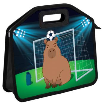 Папка-сумка ЮНЛАНДИЯ, 1 отделение, фетровые ручки, 34х30х11см, Capyball, 272207 - Премиум Сервис