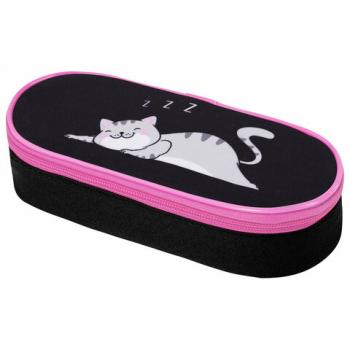 Пенал-футляр BRAUBERG, 1 отделение, органайзер, полиэстер, 22x9х5 см, Don't wake up, 272311 - Премиум Сервис