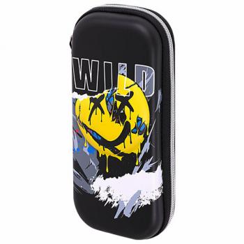 Пенал BRAUBERG, 1 отделение, 1 откидная планка, EVA, 22х5см, Wild face, 272337 - Премиум Сервис