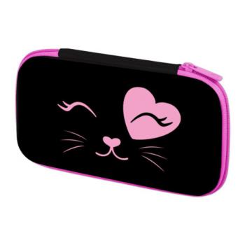 Пенал BRAUBERG SHINY, 1 отделение, 1 откидная планка, EVA, 23х12см, Smiling cat, 272338 - Премиум Сервис