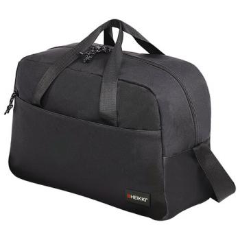 Сумка спортивная HEIKKI MOVE (ХЕЙКИ), карман на молнии, черная, 30x45x20 см, 272620 - Премиум Сервис