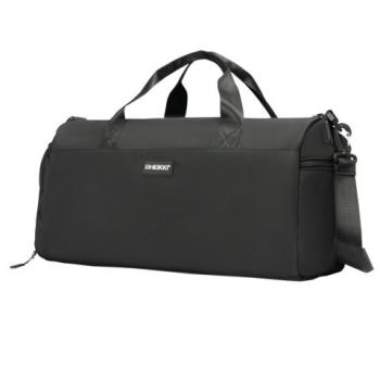 Сумка спортивная HEIKKI MOVE PLUS (ХЕЙКИ) с отд. для обуви и мокрых вещей, черная, 21x45x20 см, 272626 - Премиум Сервис