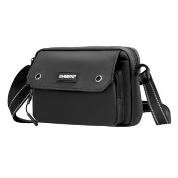 Сумка на плечо HEIKKI WALLET (ХЕЙКИ) два отделения, органайзер, черная, 15х20х5 см, 272639 - Премиум Сервис