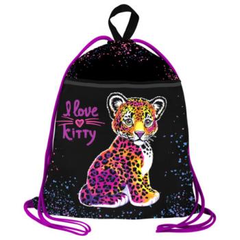 Мешок для обуви BRAUBERG, с петлей, светоотр.полоса, 2 отделения, 46х36 см, Leopard, 272395 - Премиум Сервис