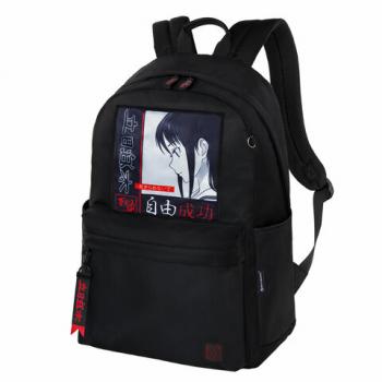 Рюкзак BRAUBERG FASHION CITY универсальный, карман-антивор, Anime Girl, черный, 44х31х16 см, 272568 - Премиум Сервис