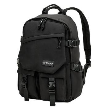 Рюкзак HEIKKI FUSION (ХЕЙКИ) универсальный, отд. для ноутбука, карм.-антивор, черный, 43х30х14 см, 272577 - Премиум Сервис
