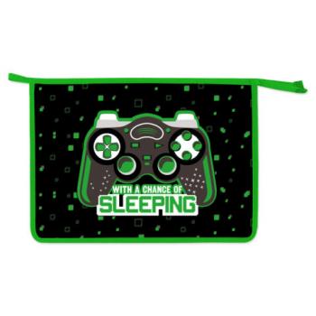 Папка для тетрадей ЮНЛАНДИЯ А4, 1 отделение, пластик, на молнии, Gaming, 272142 - Премиум Сервис