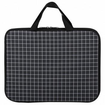 Папка на молнии с ручками BRAUBERG А4, 1 отделение, полиэстер, 20мм, Checkered, 272173 - Премиум Сервис
