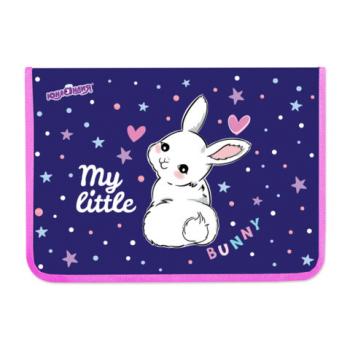 Папка для труда на молнии ЮНЛАНДИЯ А4, 1 отделение, откидная планка, органайзер, Fluffy tail, 272220 - Премиум Сервис